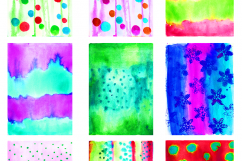 Watercolor Textures Kit - Christmas Product Image 7