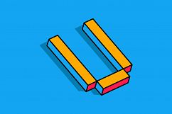 Isometric Alphabets Product Image 22