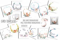 Cute forest Animals. Patterns + Wreaths Product Image 5