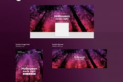 Halloween Movie Night Design Templates Bundle Product Image 13