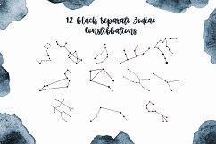 Star Constellation Zodiac watercolor Product Image 5
