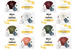 T-Shirt Mockup Bella Canvas 3001 Mega Bundle TShirt Flat Lay Product Image 20