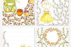 Watercolor forest friends collection Product Image 6