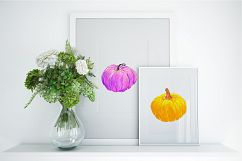 Pumpkins. Hand pained clip art. Product Image 4