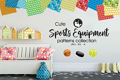 SPORTS-EQUIPMENT, digital papers Product Image 1