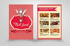 Double Sided Food Menu Flyer Product Image 1