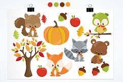 Fall Animals graphics and illustrations Product Image 2