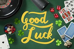 Good Luck - clover top view objects Product Image 1