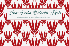Watercolor Marks Seamless Patterns Product Image 1
