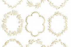 Hand drawn oval wreaths Product Image 7