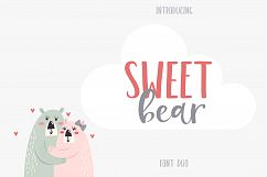 Sweet Bear Font Duo Product Image 1