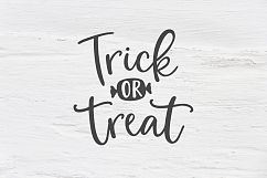 Trick or treat Halloween SVG, EPS, PNG, DXF Product Image 1