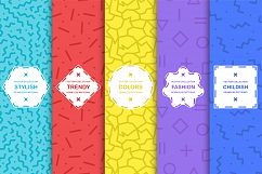 Trendy seamless color patterns Product Image 1