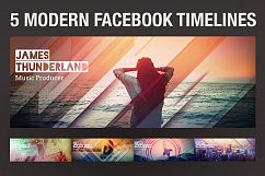 5 Modern Facebook Timeline Covers Product Image 1