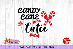 Candy cane cutie svg, for Silhouette Cameo or Cricut Product Image 1