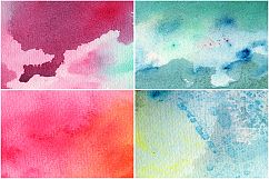 50 Watercolor Backgrounds 05 Product Image 8