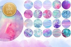 Watercolor Planetary Circle Clipart  Product Image 3
