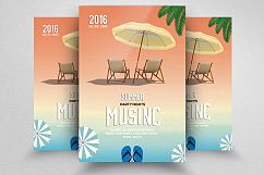 Sunday Beach Party Flyer Product Image 1