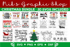 Christmas Svg Bundle, Christmas Svg, December Svg Product Image 1