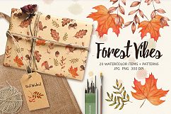 Forest Vibes. Watercolor Set Product Image 1