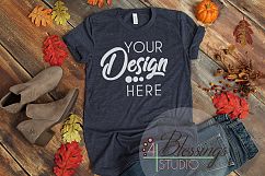 Fall Bella Canvas Mockup Bundle T Shirt Flat Lay 5 Images Product Image 4