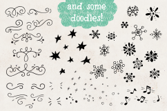 Cozy Christmas Lettering &amp; Clipart Product Image 6