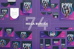 Personal Training Gym Design Templates Bundle Product Image 1