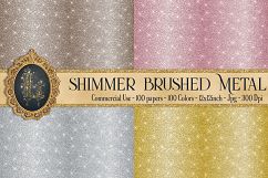 100 Shimmer Diamond Brushed Metal Texture Digital Papers Product Image 1