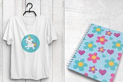 BABY-UNICORN, digital papers Product Image 4