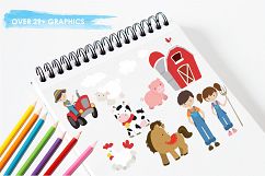 Farm Friends graphics and illustrations Product Image 3