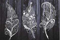 Feathers and arrows Clipart Set Product Image 4