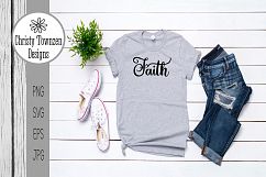 Faith SVG Christian Design Product Image 1