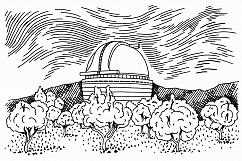 observatory hand drawing vector Product Image 1