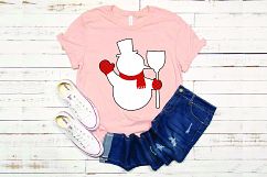 Christmas SNOWMAN svg,grunge svg,winter svg,Christmas 421SV Product Image 2