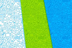 Social Media Line Tile Patterns Product Image 5