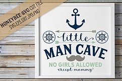Little Man Cave SVG Cut File Product Image 1