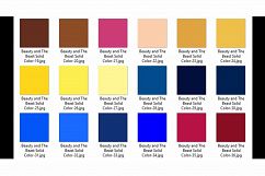 36 Glitter and Solid Color Princess Red and Blue Papers Product Image 4