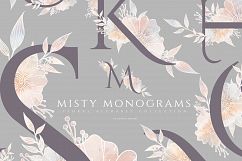 MISTY - Floral monograms set Product Image 1