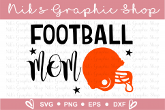 Football Mom Svg, Football Svg, Mom Svg, Football Mom Shirt Product Image 2