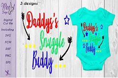 Daddy&#039;s snuggle, Snuggle buddy, Pops snuggle, Grandpa, Fathers day svg, word art svg,  Product Image 2