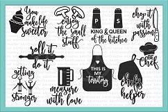 Bundle kitchen sayings towel designs svg dxg cutting files Product Image 4