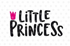 Little Princess, Kids SVG, EPS, PNG, DXF Product Image 2
