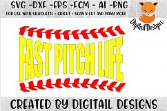 Softball SVG - Silhouette - Cricut - Scan n Cut Product Image 1