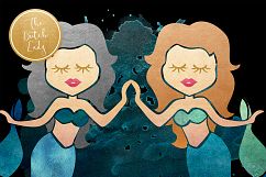 Mermaid &amp; Sealife Clipart Set Product Image 3
