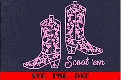 Boots SVG Cutting File Product Image 3