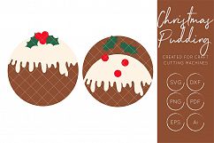 Christmas Pudding SVG Cut file Product Image 1