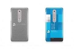 Nokia 6.1 3d IMD Case Design Mockup 2018 Product Image 1