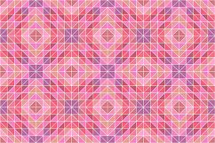 108 colorful seamless kaleidoscope triangle patterns (AI, EPS, JPG 5000x5000) Product Image 3