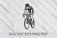 Bike, Cycling, Push Bike Racer SVG Cutting File  Product Image 4