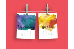 2017 Hand Paint Watercolor Calendar  Product Image 6